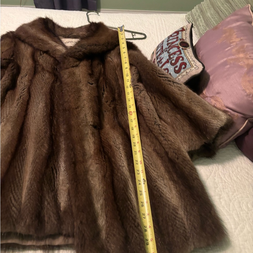 Vintage Genuine Mink fur coat - Picture 5 of 5